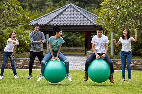 Hyatt Regency Hong Kong, Sha Tin - Landscaped garden for team building activities