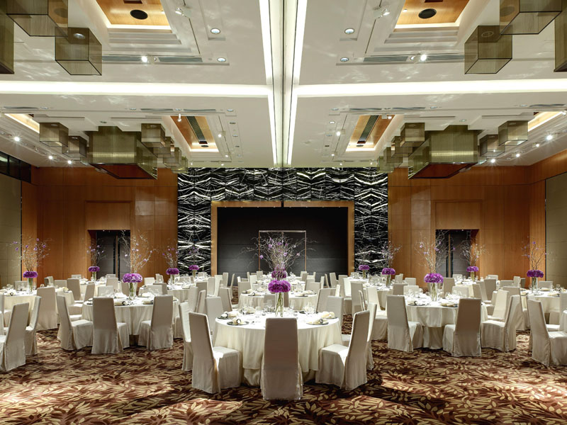 香港沙田凯悦酒店 - 宴会大礼堂面积430平方米。
