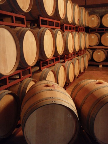 The 8th Estate Winery - barrels