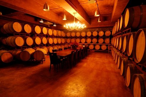 The 8th Estate Winery - Main Barrel Room