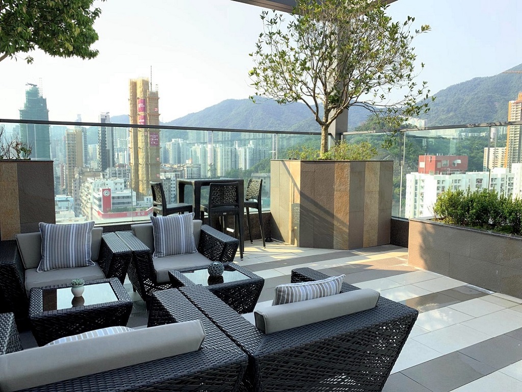 E Hotel Hong Kong - Rooftop garden
