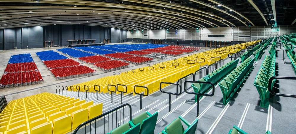 Hong Kong Convention and Exhibition Centre  - Theatre setting in Hall 5BC
