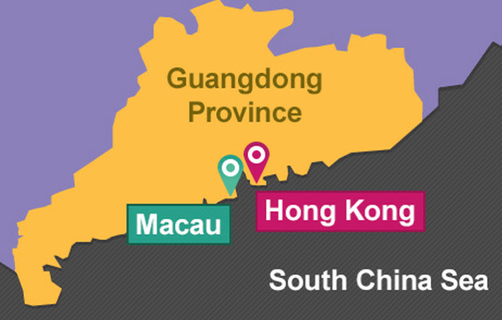 Guangdong-Hong Kong-Macao Greater Bay Area - Map(Hong Kong)